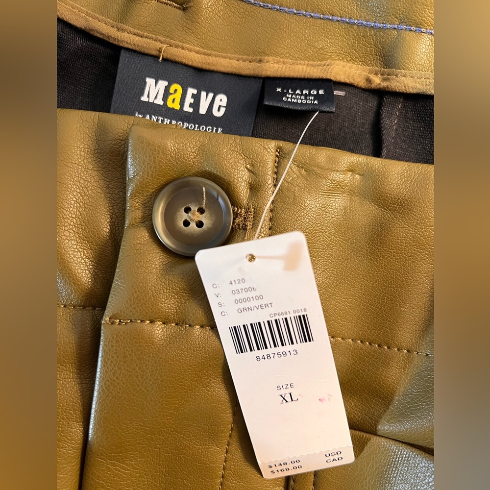 The Colette Faux Leather Maxi Skirt by Maeve - Picture 11 of 11